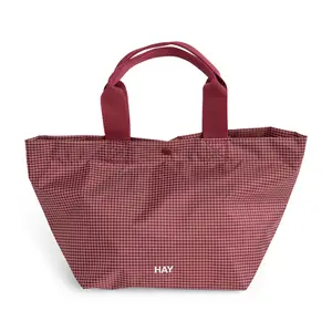 Hay - Grid Everyday Bag - Mini - Burgundy